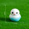 Micro Paisagem Cartoon Bonito Redondo Pássaro Animal Ornamentos DIY Decorações Acessórios Carro de Mesa Pequenos Ornamentos