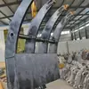 1 Rastelo de solo solto plano para recuperação de terra Roda de rastelo de escavadeira Rastelo de roda de escavadeira
