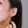 Nuevos Pendientes de Cobre Chapado en Oro Vietnamitas con Diseños Florales, Pendientes de Moda y Elegantes, Venta al por Mayor desde Fábrica para Comercio Electrónico en Vivo