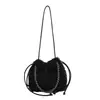 Bolsa de Pelúcia Outono e Inverno Grande Capacidade 2026 Novo Estilo Alta Aparência Meninas para o Trabalho Bolsa de Ombro Único Bolsa de Cordão Tipo Saco Transversal