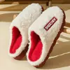Pantuflas de algodón para mujer para otoño e invierno, de suela gruesa, antideslizantes, cálidas y esponjosas, adecuadas para uso en interiores, y disponibles en estilos de pareja para hombres y mujeres