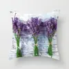 Fronha Decorativa de Cor Florido Estilo Pastoral Fronha Criativa de Couro de Pêssego para Almofada de Costas de Quarto e Estudo