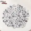 Fondo Plano Forma Geométrica Vidrio Perforación en Caliente DIY Accesorios para Ropa Accesorios para Joyería Fábrica Venta al por Mayor