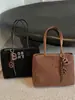 Bolso tote grande retro estilo coreano, nuevo bolso tote de gran capacidad moderno y a la moda 2026, bolso de hombro casual para el día a día y para ir al trabajo, bolso de axila