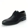 Nuevos zapatos de cordones para caballero con picado estilo brogue, formales de negocios británicos de JD