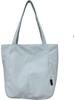 Bolsa de Lona Simples Casual Estilo Japonês Ins para Mulheres Outono 2025 Bolsa Tote de Grande Capacidade Bolsa de Ombro Estudante para Deslocamento