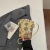 Bolsa Bordada de Estilo Chino Nuevo Súper Popular de Nicho Transfronteriza para Mujer 2026 Nueva Versátil Bolso Cruzado Bolso para Teléfono