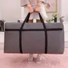 Bolsa Tejida de Gran Capacidad al por Mayor Bolsa de Viaje Reforzada para Ropa Edredón Tela Oxford Estudiante Escuela Viaje Bolsa de Viaje