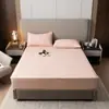 Sábana Bajera Ajustada Completamente Cerrada de Seis Lados Grado Materno e Infantil Clase A, Protector de Colchón Nuevo con Cremallera, Cubre Cama de Algodón Impermeable y Antideslizante