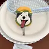 Gancho de puerta de dibujos animados para estudiantes, Yiwu, pequeño producto, regalo para baño, lindo gancho de acrílico sin perforaciones