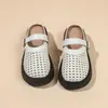 Comércio exterior transfronteiriço sola macia estilo Birkenstock verão ao ar livre versátil respirável bico fechado tamancos sola grossa vazado meio chinelos
