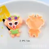 Estrella linda de dibujos animados Perro Delu Yugui Oso Accesorios para funda de teléfono de goma blanda DIY Accesorios de joyería