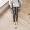 Leggings de Malla Estampada Ropa Exterior Verano Delgados Frescos Protector Solar Mallas Ultrafinas Pantalones de Mujer Grandes Elásticos Ajustados Pantalones de Mujer