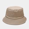 Sombrero de pescador para mujer, sencillo, de algodón, de color liso, plegable, para exteriores, informal, venta al por mayor