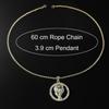 Personalidad Hip-Hop Europea y Americana Ojos Verdes Colgante Cabeza de Tigre Collar Hombres Cool Didi Rebotando Accesorios Exagerados Colgante