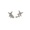 Pendientes Doble Estrella Sin Agujeros, Diseño Simple para Ropa de Trabajo de Mujer, Pendientes Versátiles, Pendientes Elegantes de Tendencia de Nicho para Mujer