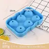 Bandeja de Hielo de Silicona con Tapa, Molde DIY para Rellenos Caseros, Jabón Artesanal, Bolas de Boba, Perlas de Hielo, Yogur, Bolas de Espino Blanco, Bolas de Hielo