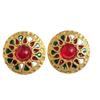 Pendientes de esmalte antiguo occidental de estilo retro de la corte de la época medieval, de plata 925.