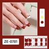 Zhengxiang nuevo día de San Valentín esmalte de uñas película pegatinas para uñas transfronterizas 16 dedos amor pegatinas para uñas estampado de labios pegatinas para uñas rosas