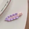Color Crema Metal Ola Pinza para el Cabello Sin Costuras Estilo Coreano para Mujer Flequillo Clip de Borde Pinza para el Cabello Elegante Cabello Suelto Pinza de Pato Tocado