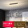 Lámpara de araña para restaurante, moderna y minimalista, nuevo modelo 2025, lámpara de mesa lineal elegante y minimalista de diseñador para barra de bar, mesa de comedor