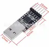 Módulo CP2102 USB para TTL USB para serial UART brush board STC downloader