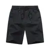 Shorts de Trabalho Masculino de Verão, Calças Casuais Respiráveis, Calças de Praia, Calças Khaki Soltas de Comprimento Médio, Roupas Masculinas da Moda