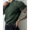 Camisa polo, gola V, gola de gaivota, malha de manga curta, masculina, design torcido, estilo old-money, seda gelada, respirável, atacado de uma fábrica transfronteiriça