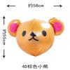 4D tridimensional cabeça de animal balão de alumínio decoração de festa de aniversário Tigre elefante macaco urso leão balão