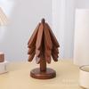Tapete aislante térmico de madera maciza de un solo árbol, tapete creativo para mesa de comedor, tapete para maceta de arena para restaurante, tapete para cuenco de madera con forma de árbol, base decorativa