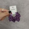 Cuerda para la Cabeza de Bebé Dulce Linda Niña Infantil de Goma Morado Oscuro Punto Mini Moño Cuerda para el Cabello Anillo para el Cabello Tocado