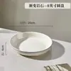Juego de vajilla de cerámica bajo vidriado de lujo nórdico de alta gama para uso doméstico, que incluye cuencos, platos, platos hondos, tazones para fideos y platos de servir