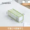 Artefato de armazenamento de calças guarda-roupa roupas camadas grade doméstica caixa organizadora cesta gaveta de roupas tipo armazenamento leide stock