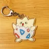Llavero de Acrílico Dibujos Animados Anime Periférico Pokemon Colgante de Doble Cara Accesorios DIY Colgante para Bolso