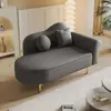 Salón de apartamento pequeño, sofá chaise longue de almacenamiento, sillón reclinable estilo europeo, dormitorio, mini tienda de ropa, área de descanso, individual, minimalista