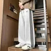 Novas Calças Casuais Masculinas Outono/Inverno 2026, Marca Tendência Estilo Hong Kong, Calças Esportivas Largas Retas Soltas para Homens