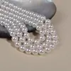 Perla de Vidrio Blanca Imitación Swarovski 650m Semi-Terminado DIY Hecho a Mano Collar Pulsera de Perlas de Cristal Cuentas Sueltas