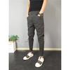 Pantalones cortos casuales de color sólido de otoño para hombre, pantalones Harlan delgados y modernos de corte entallado