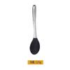 Juego de utensilios de cocina de 11 piezas de silicona personalizada OEM con mango de madera, juego de utensilios de cocina de silicona antiadherente, cuchara para cocinar, espátula, vajilla de silicona