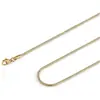 Collar redondo de serpiente de acero inoxidable cadena de hueso de serpiente simple de moda chapado al vacío no se decolora collar de acero de titanio para mujer venta al por mayor