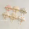 Sombrero Suave y Lindo Estilo Coreano con Borde de Volantes Estilo Palacio para Bebés, Sombrero de Algodón Puro para Proteger los Oídos de Bebé Niña, Primavera