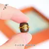 Puzuo Color Fuerte que Conserva Arena Dorada Accesorios DIY Media Pulsera Lingote Calabaza Bestia Dorada Tragadora Cuentas Espaciadoras Pulsera Juguetes Culturales Cuentas