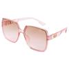 Novos óculos de sol transparentes de armação grande da moda, estilo europeu e americano, óculos de sol femininos, vendas internacionais do AliExpress, óculos masculinos por atacado