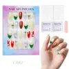 24 Peças de Unhas Postiças Usáveis para Adultos Produtos Acabados Transfronteiriços Patches de Manicure de Alta Qualidade Manicure Amêndoa Removível Atacado