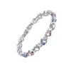 Pulsera Magnética Gaussiana Completa en Forma de Corazón de Amazon Ajustable Diamante Protección Ambiental Aleación Pulsera para Transfronteriza