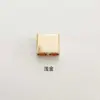 Hebilla de Cincha de Aleación de Zinc, Hebilla Blanca Dorada para Cuerda de Desgaste Ligero, Accesorios de Cuerda para Ferretería de Equipaje, Stock Listo de Fábrica