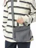 Yuezi Moda Estilo Japonés Casual Bolso Cruzado Pequeño Bolso Tote Unisex Bolso de Mano Elegante Bolso Portátil para Exteriores para Teléfono