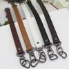 Línea de presión de 18 mm de ancho, 40 cm de largo, corta, PU, portátil, con hebilla de mano, bolsa con accesorios para bolsa DIY, salida de fábrica
