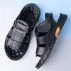 Sandalias Transfronterizas para Hombre 2026 para Uso en Exteriores, Resistentes al Desgaste, Antideslizantes, Zapatos de Playa Impermeables, Adecuadas para Conducir y Trabajar, Zapatillas de Talla Grande para Hombre
