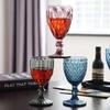 Venta al por mayor de fábrica Copa de vino de vidrio coloreado de estilo nórdico europeo Copa gruesa Copa de vino vintage Juego de vino de comercio exterior